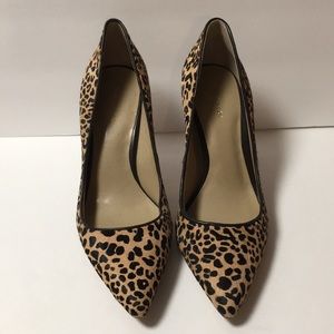 Ann Taylor Leopard Print Heels 7M